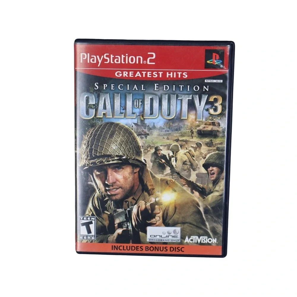Call Of Duty 3 Special Edition PS2 Video Game Activision NTSC-U/C Bonus Disc